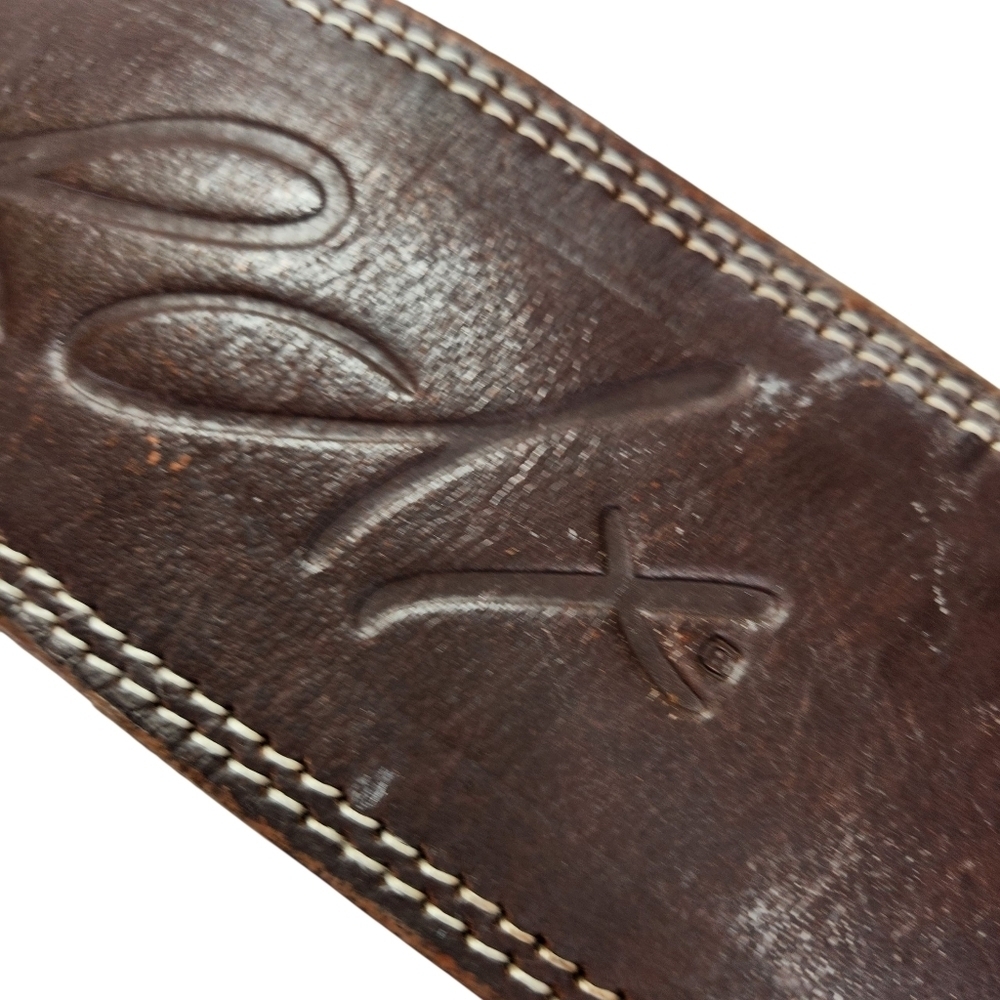RDX 4" Leather Weightlifting Belt XL – V-Tanned Hand Made Powerlifting Belt - Picture 6 of 14
